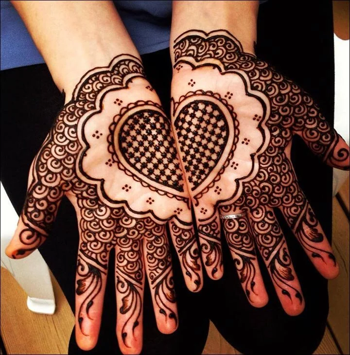Henna Heart Hands